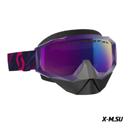 Очки HUSTLE SNOW CROSS purple/pink enhancer teal