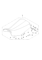 Сиденья (короткая база) КВАДРОЦИКЛА AODES (ODES) 800 ATV-S
