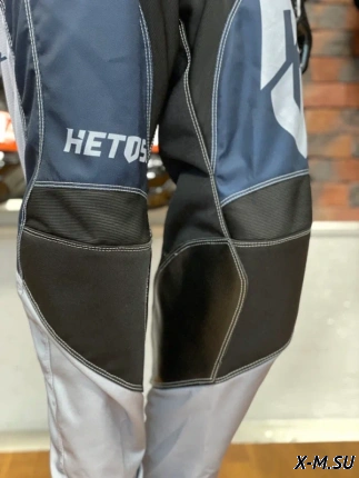 Штаны кроссовые HETOSHI DEMURE TYPE-2 цв, Серо-черный р.XL