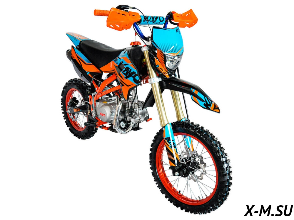 Питбайк KAYO EVOLUTION K125EM 17/14 KRZ (механ. сцепл., эл. стартер 2024 г.)