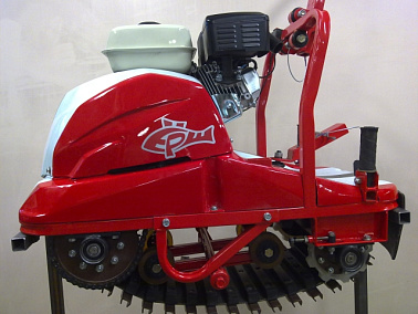 Снегоход мотобуксировщик Ерш с двигателем GreenField 6.5