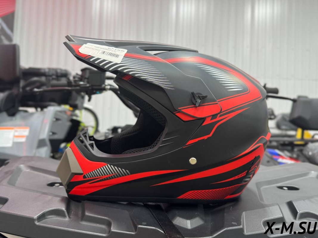 Шлем кроссовый HETOSHI AD3-5  цв. Черно-оранжевый  р. L