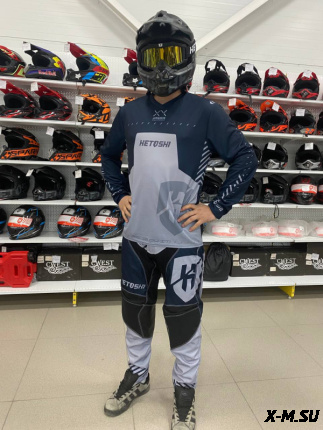 Джерси мотокросс HETOSHI DEMURE TYPE-2 цв, Серо-черный р.L