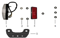Задний Фонарь КВАДРОЦИКЛА GBM DAXTER 200