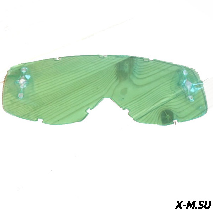 Линзы  Hustle MX SGL WKS/OTG green chrome afc