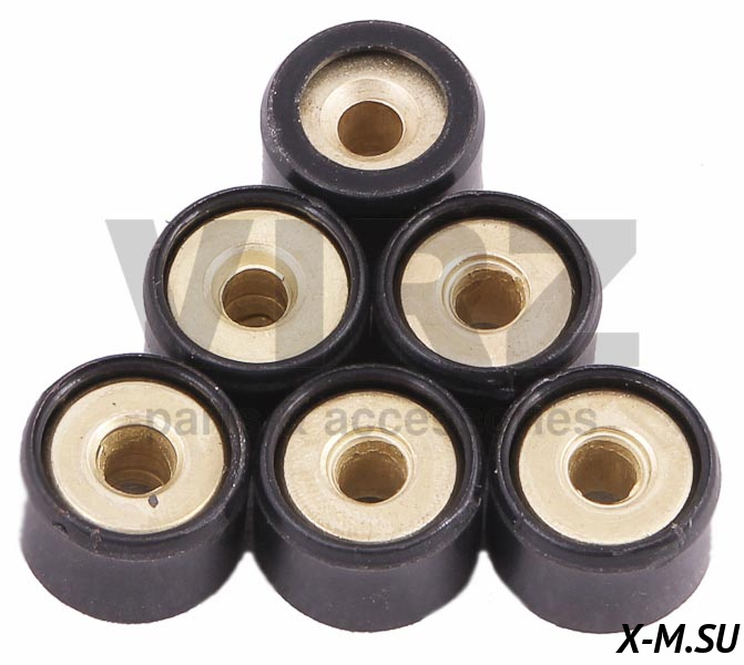 Грузики вариатора 17*12 9,0гр. (6шт) AD50, LET`S, SEPIA