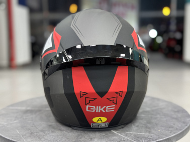 Шлем интеграл HETOSHI XD1-242 цв. Черно-серо-красный  р. XL