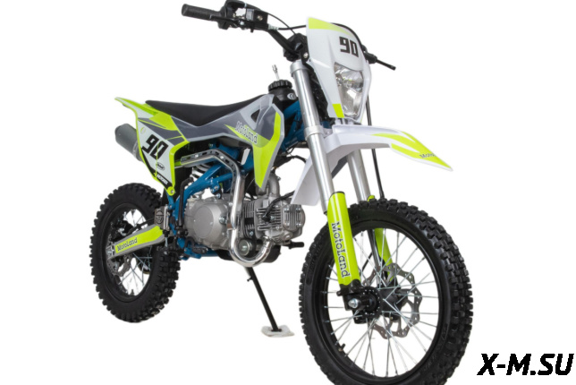 Питбайк MOTOLAND (МОТОЛЕНД) TCX125 E 17/14 зеленый NEW