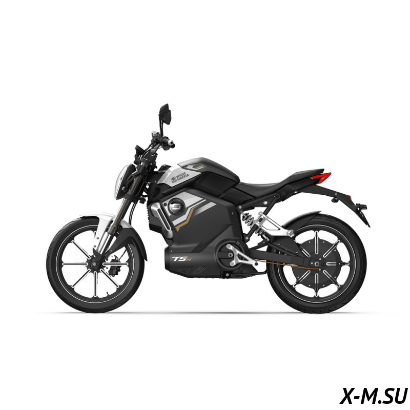 Электромотоцикл WHITE SIBERIA SUPER SOCO TSX (Черный)