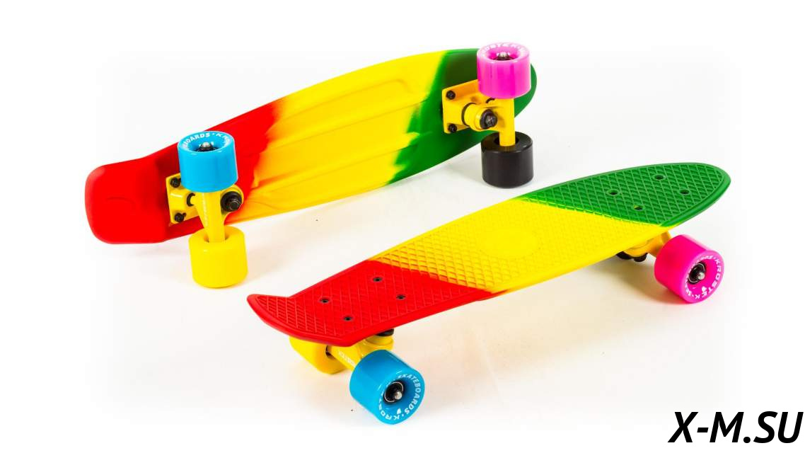 Скейтборд KROSTEK 22 пластик PC22 #3 Multicolor