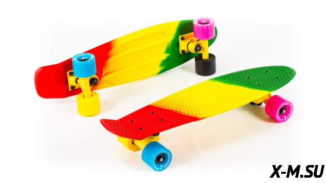 Скейтборд KROSTEK 22 пластик PC22 #3 Multicolor