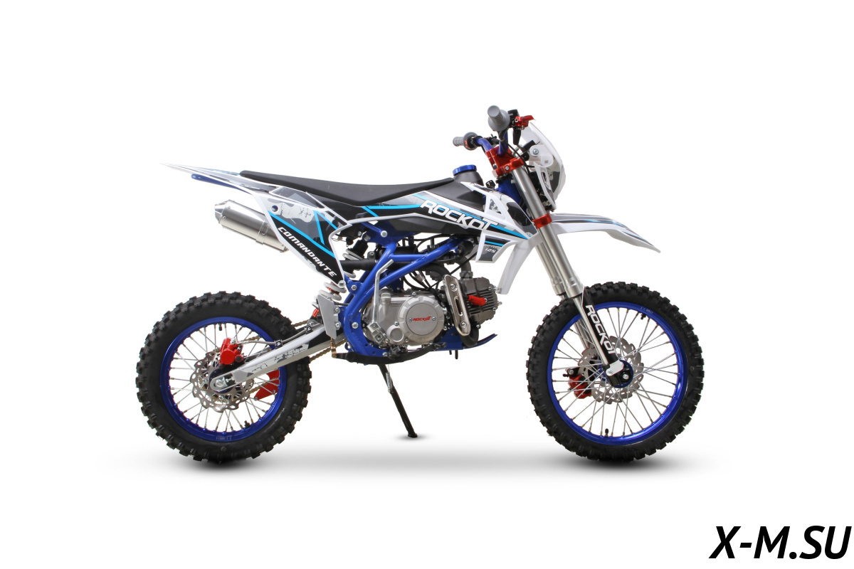 Питбайк ROCKOT HI-TECH 125 Comandante 2.0 (механ. сцепл., эл. стартер, 17/14)