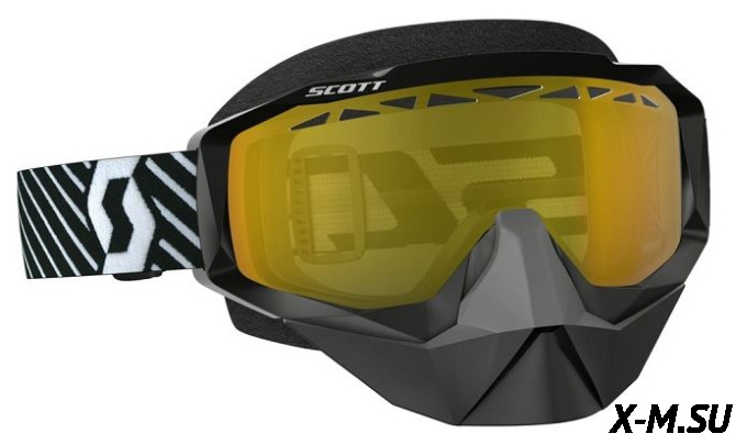 Очки Hustle X Snow Cross black/white yellow