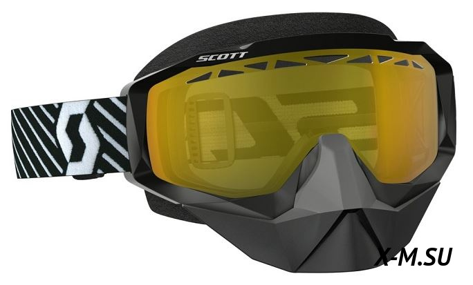 Очки Hustle X Snow Cross black/white yellow