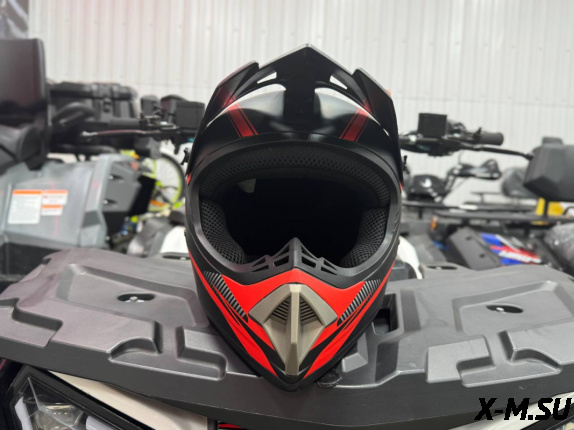 Шлем кроссовый HETOSHI AD3-5  цв. Черно-оранжевый  р. L