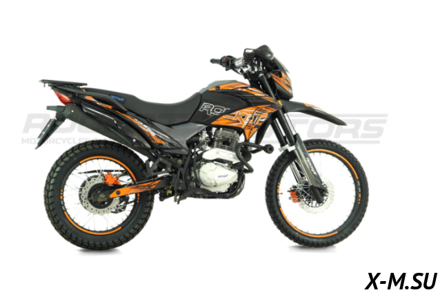 Мотоцикл эндуро ROCKOT XR250 (оранжевый/черный, 21/18, ЭПТС)