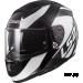 Мотошлем LS2 FF397 VECTOR FT2 WAVY черно-белый