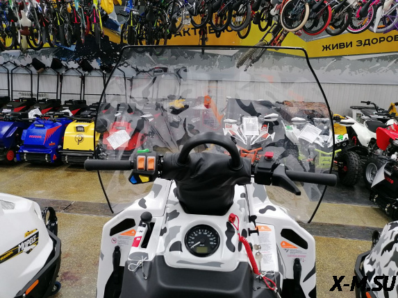 Стекло ветровое для снегохода STELS МОРОЗ УВЕЛИЧЕННОЕ высота 690 мм, толщина 3мм