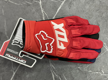 Перчатки взрослые FOX XD2-1 цв. Красный  р. L
