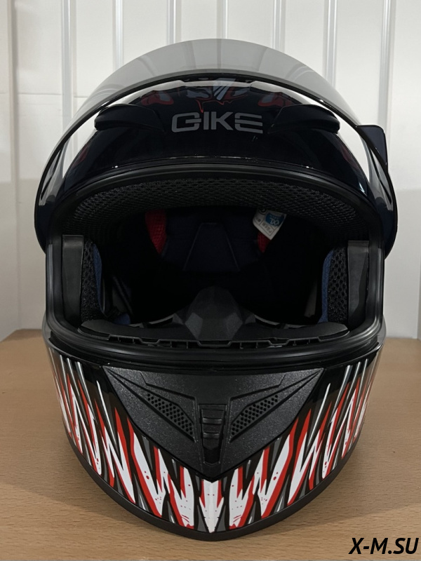 Шлем интеграл HETOSHI XD1-94 цв. Черно-красный  р. S