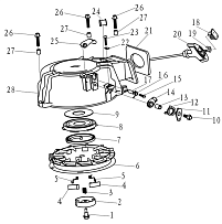 Стартер 4-Х ТАКТНОГО ПЛМ SEA-PRO F9.8А