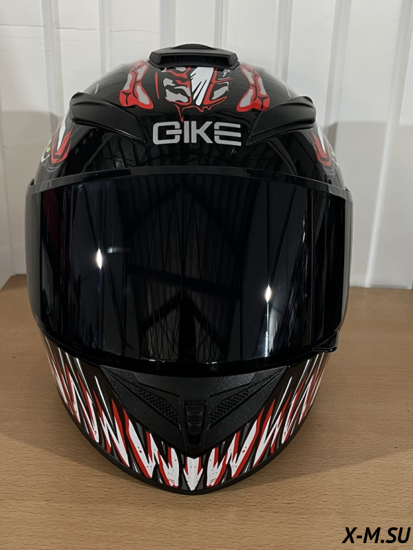 Шлем интеграл HETOSHI XD1-94 цв. Черно-красный  р. M