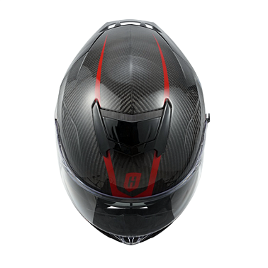 Шлем интеграл карбоновый HETOSHI FF936S CARBON RED WHITE р.XXL