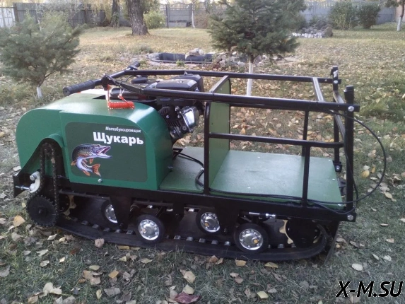 Мотобуксировщик Щукарь П-В 380, 6,5 (1250 мм)