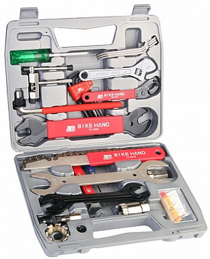 Набор велоинструментов YC-735-A Bike Hand в пластиковом кейсе