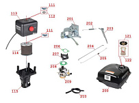 Система подачи топлива мотобуксировщика IRBIS МУХТАР-15