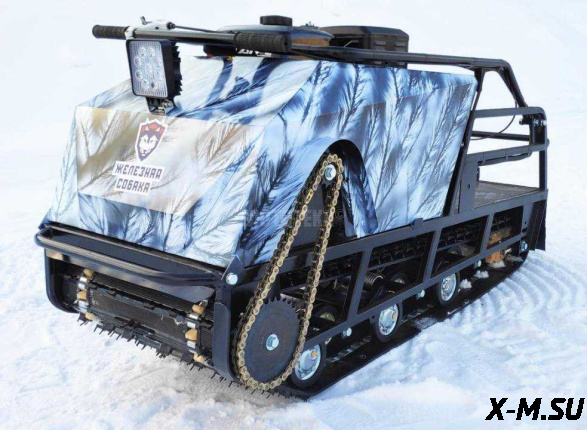 Мотобуксировщик Irondog (Железная собака) M500 20  Камуфляж Охотник
