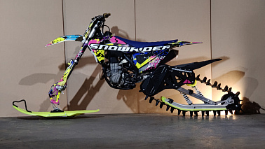 Гусеничный комплект SNOWRIDER SR120 TXR 2026 (гусеничный блок, трак, лыжа) для эндуро и кросс. мото