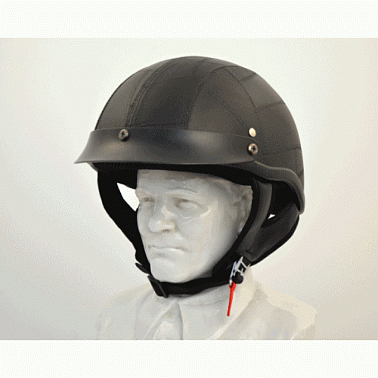 Шлем открытый YM-610 "YAMAPA" (каска типа "чоппер" кожа в кор-ке 2 шт. )