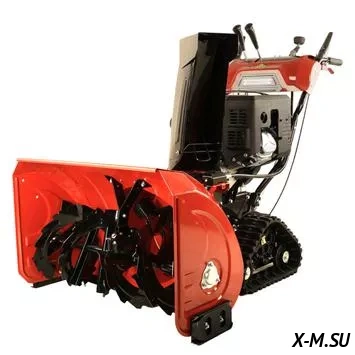 Снегоуборщик бензиновый DDE ST1387LET (двиг Loncin "SnowEngine" 13 л.с. захват 34'' 6 вперёд/2 назад гусеницы 11" элстарт LED фара)