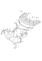 Передний бампер и багажник КВАДРОЦИКЛА AODES (ODES) 650 ATV-L