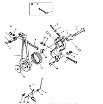 Дроссель и рычаг 2-Х ТАКТНОГО ПЛМ MERCURY 90 Серийный номер от 0D283222 до 0G760299