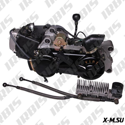 Двигатель в сборе 4Т 165YML (GY6) 202см3 (масл. радиатор)