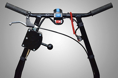 Мотобуксировщик "Богатырь" 15ER (электростартер, реверс-редуктор)