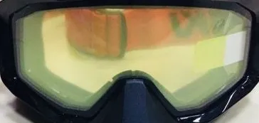 Стекло для очков мотокросс/снегоход  ATAKI HB-811  двойное тонированное