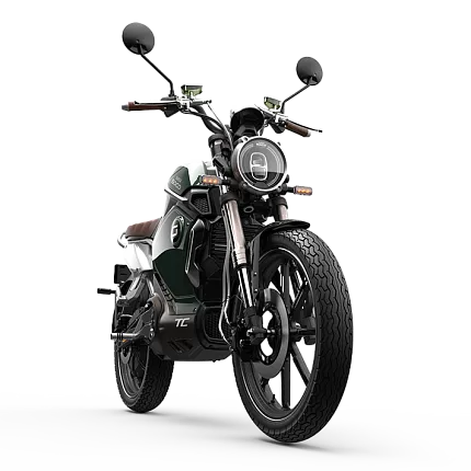 Электромотоцикл WHITE SIBERIA SUPER SOCO TC (Зеленый)